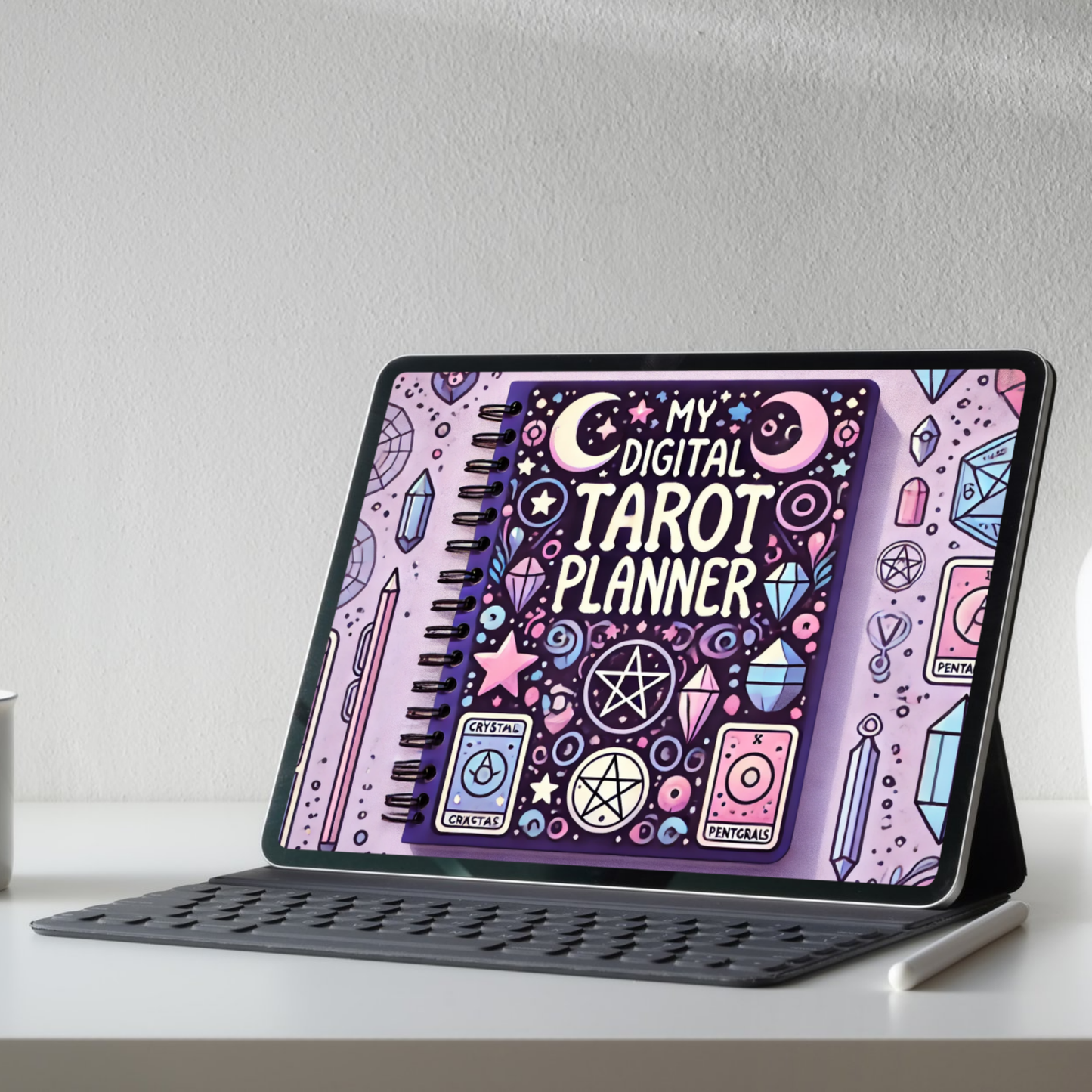 Undated Digital Tarot Planner & Journal - My Digital Tarot Journal