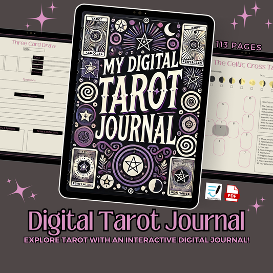 My Digital Tarot Journal - Digital Journal For Goodnotes & Related Apps