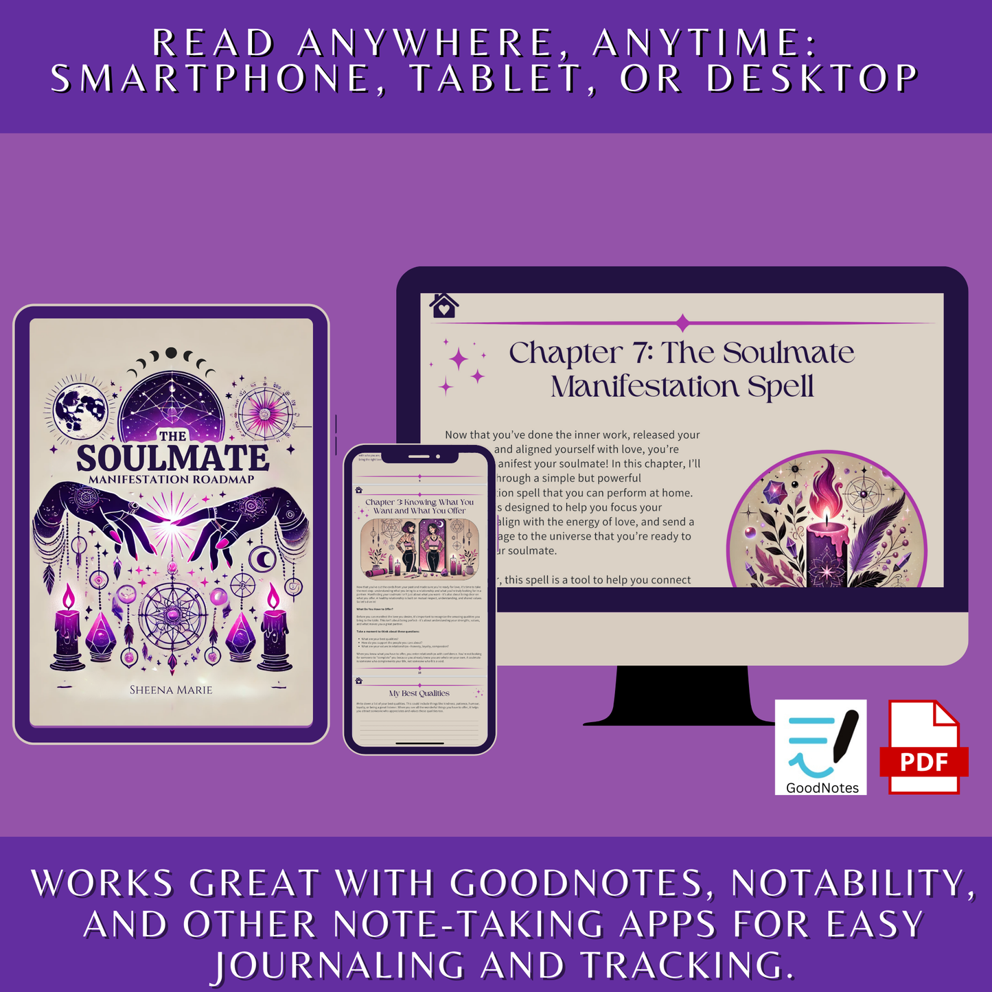 The Soulmate Manifestation Roadmap: A Step-by-Step Spiritual Guide to Attracting True Love. Stop feeling stuck—manifest your soulmate ebook!