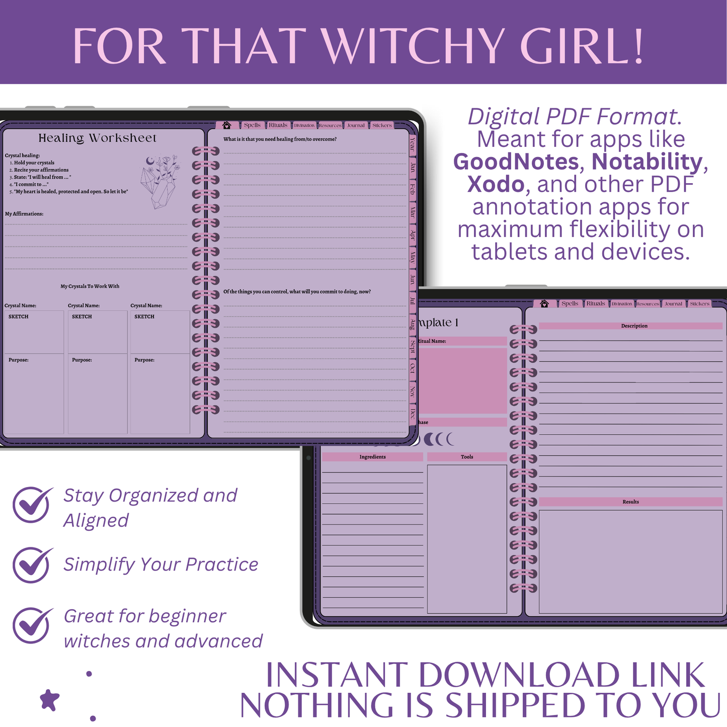 2026 Witchy Planner & Digital Grimoire - That Witchy Girl Planner