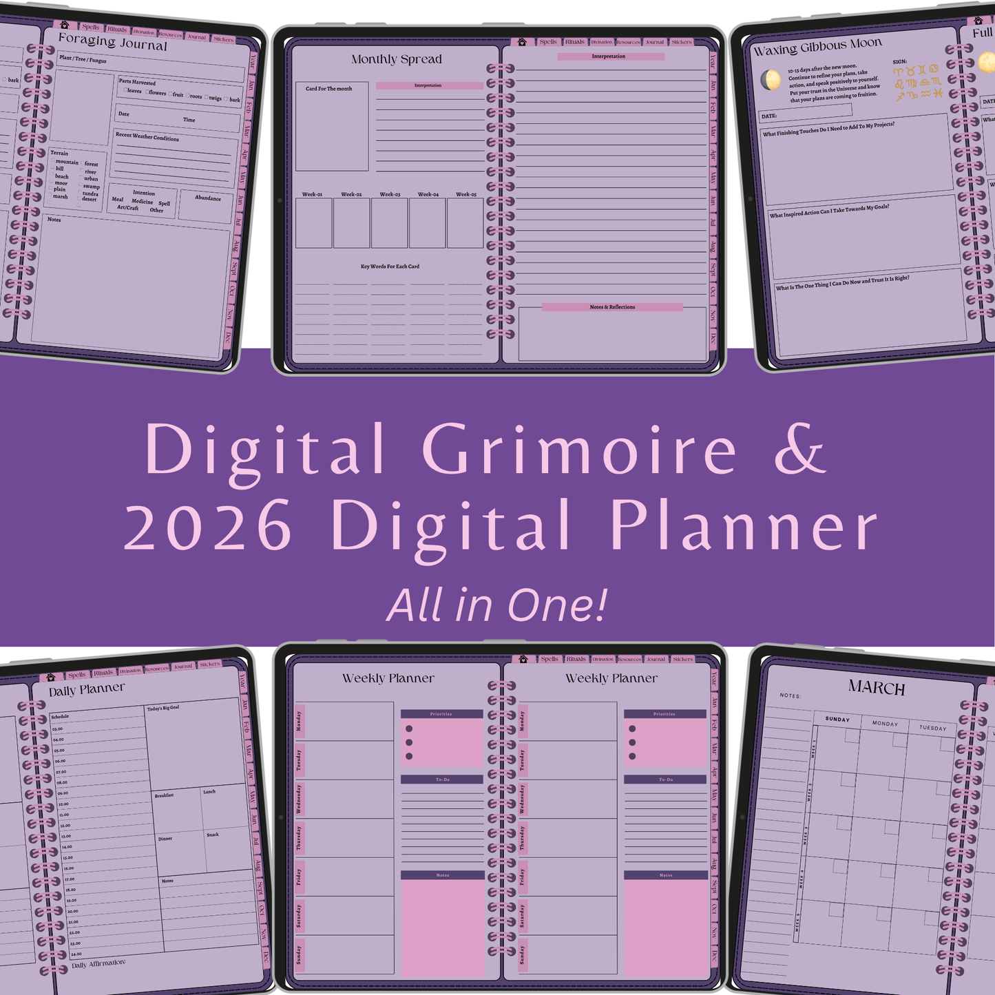 2026 Witchy Planner & Digital Grimoire - That Witchy Girl Planner