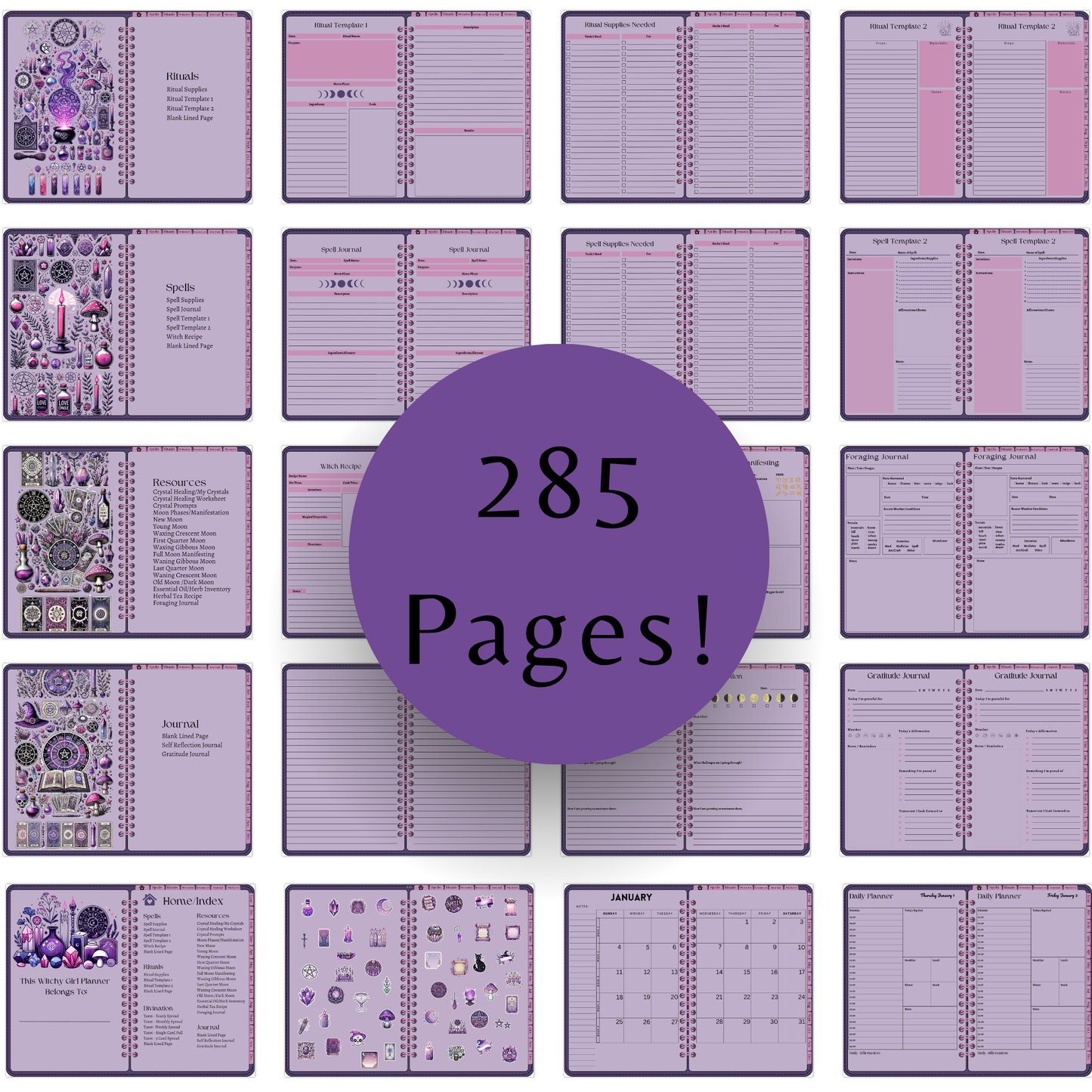 2026 Witchy Planner & Digital Grimoire - That Witchy Girl Planner