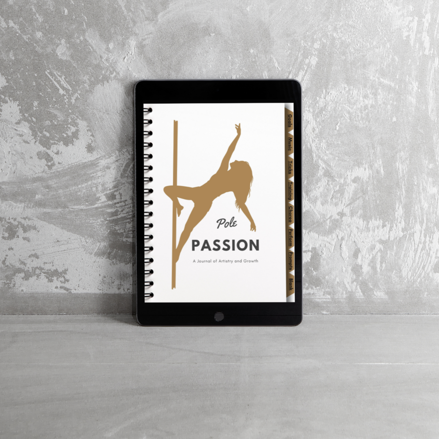 Digital Pole Dance Fitness Journal, Pole Passion: A Journal Planner Of Artistry And Growth, Track Plan Progress