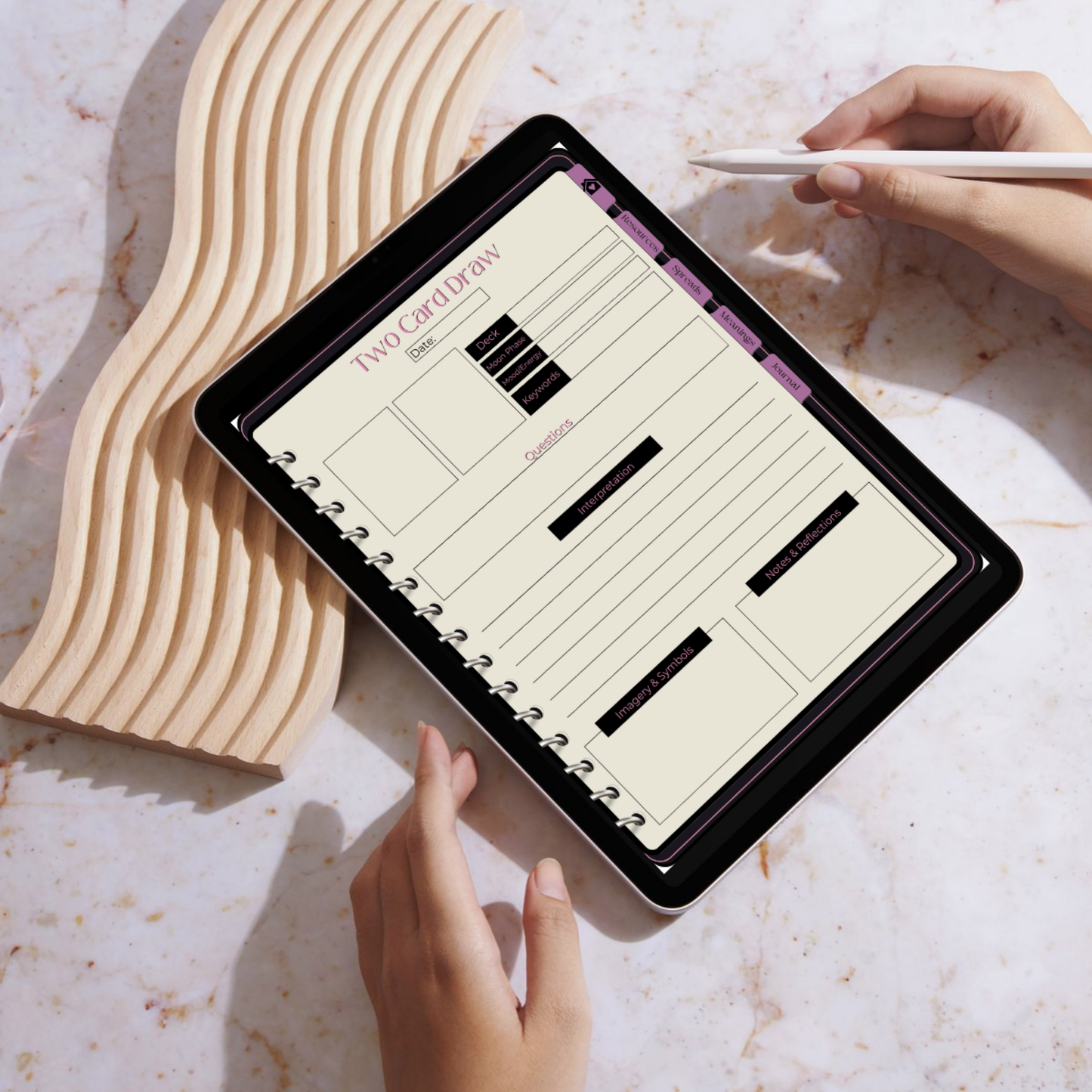 My Digital Tarot Journal - Digital Journal For Goodnotes & Related Apps