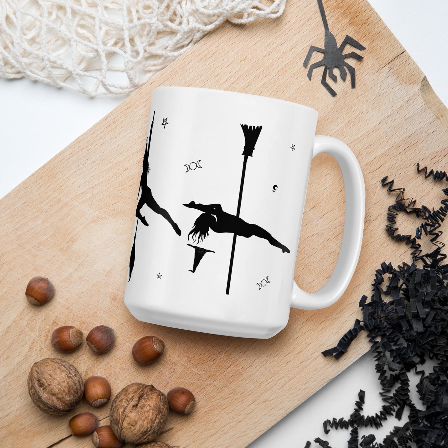 Pole Dancing Witch Coffee Mug Gifts For Dancers Witches Halloween