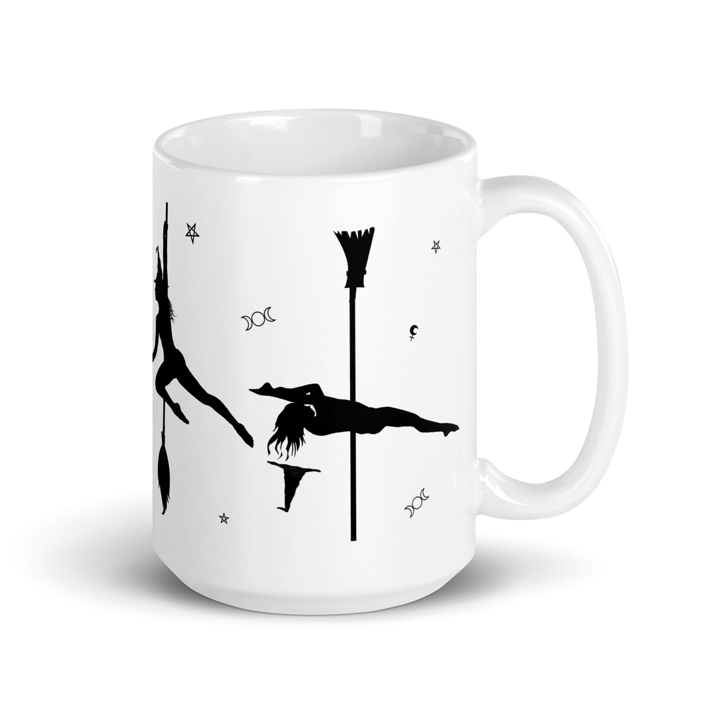 Pole Dancing Witch Coffee Mug Gifts For Dancers Witches Halloween