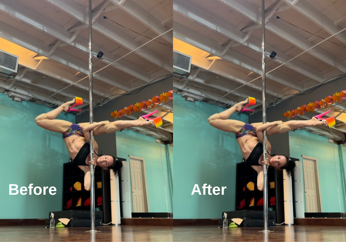 How to Cheat and Perfect Your Pole Dance Fitness Shot with AI Technology