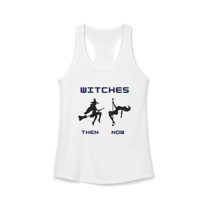 Pole Dancing Witch Racerback Tank | Witchy Pole Dance Workout Top | Pole Dancer Gift