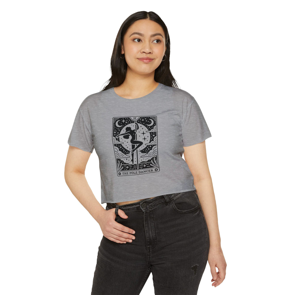 Pole Dancer Tarot Crop Top | Witchy Pole Dance Shirt | Pole Dancer Gift