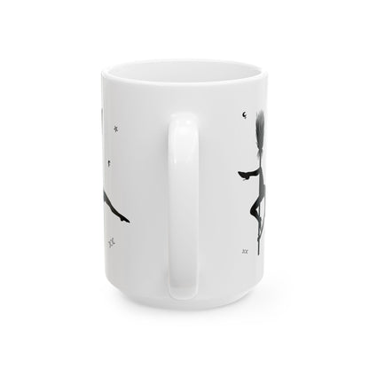 Pole Dancing Witch Mug | Funny Halloween Coffee Mug | Pole Dancer Gift (15oz)