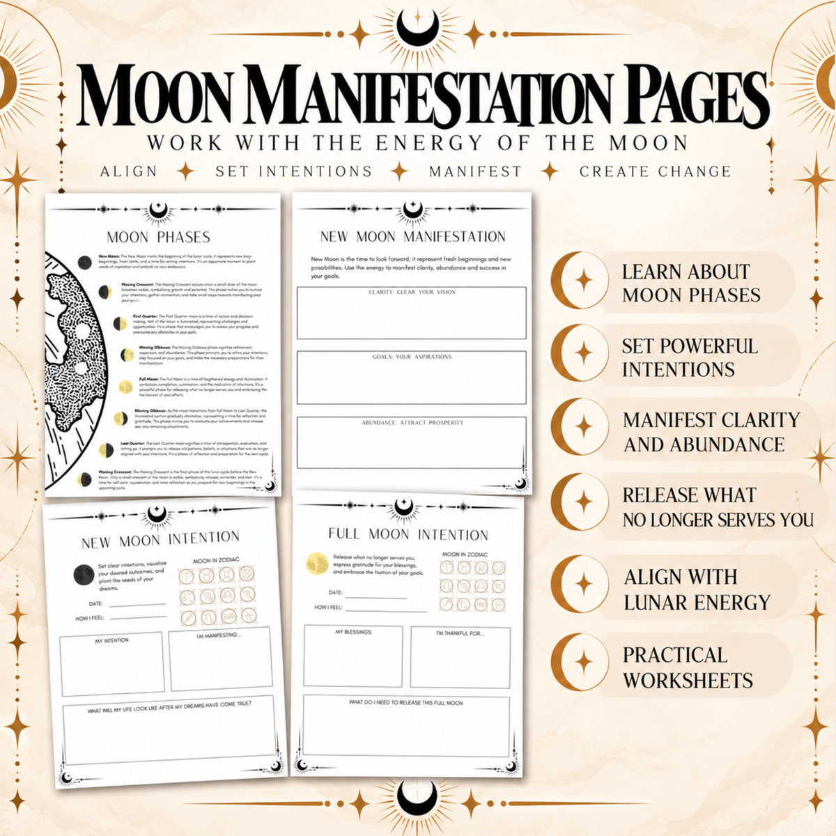 Shadow Work Journal Printable, Dark Feminine Workbook, Journal Prompts, Beginner's Guide, Mental Health Mood Tracker, Emotional Wellness