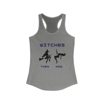 Pole Dancing Witch Racerback Tank | Witchy Pole Dance Workout Top | Pole Dancer Gift