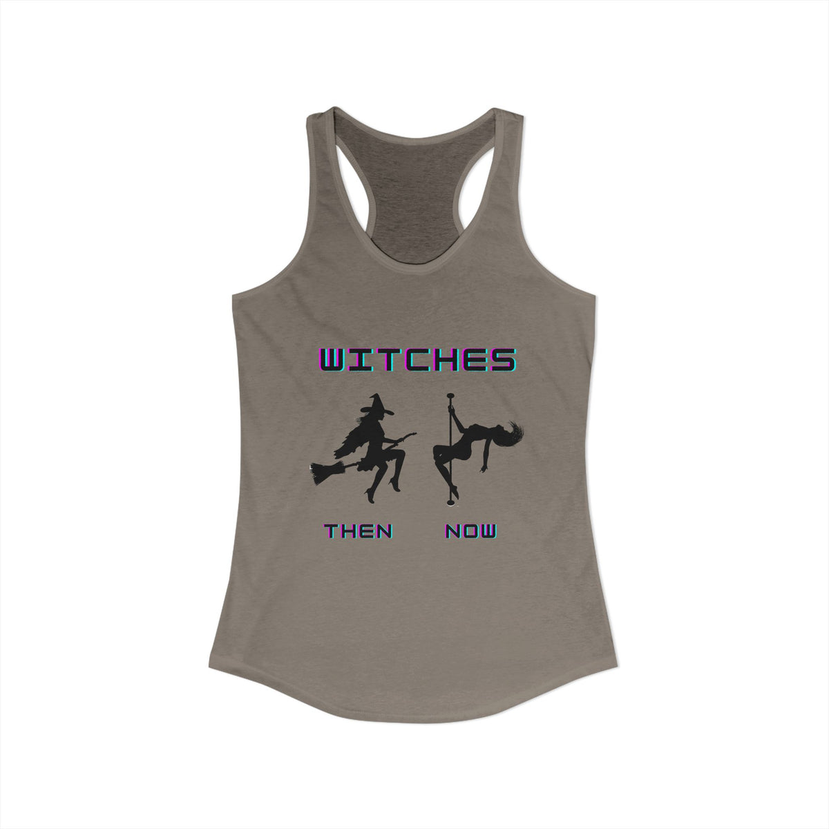 Pole Dancing Witch Racerback Tank | Witchy Pole Dance Workout Top | Pole Dancer Gift
