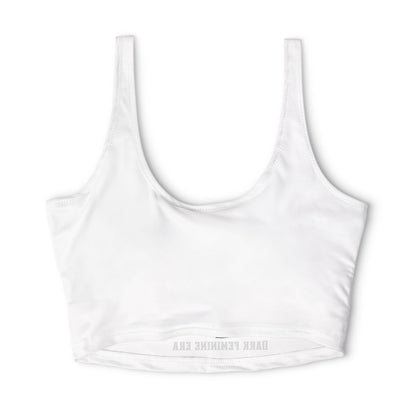 Dark Feminine Era Crop Top | Witchy Pole Dance Top | Gothic Padded Sports Bra