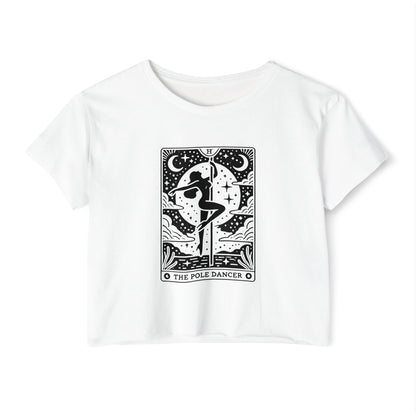 Pole Dancer Tarot Crop Top | Witchy Pole Dance Shirt | Pole Dancer Gift