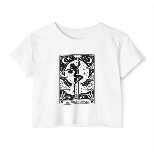 Pole Dancer Tarot Crop Top | Witchy Pole Dance Shirt | Pole Dancer Gift