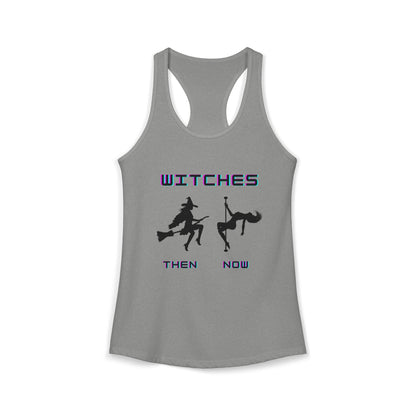 Pole Dancing Witch Racerback Tank | Witchy Pole Dance Workout Top | Pole Dancer Gift