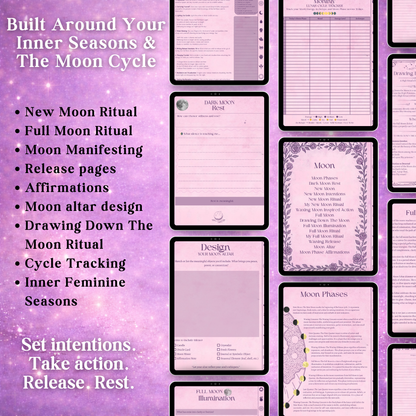 Her Book Of Shadows - Digital Grimoire, Book Of Shadows, Witchcraft Journal for Goodnotes, Witchy Journal, Spells, Moon, Astrology & Tarot Journal, iPad Planner