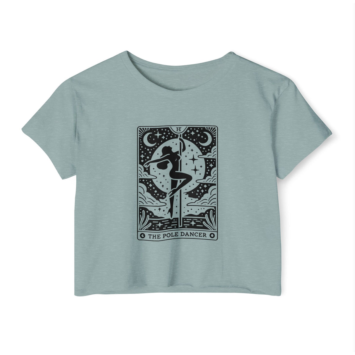 Pole Dancer Tarot Crop Top | Witchy Pole Dance Shirt | Pole Dancer Gift
