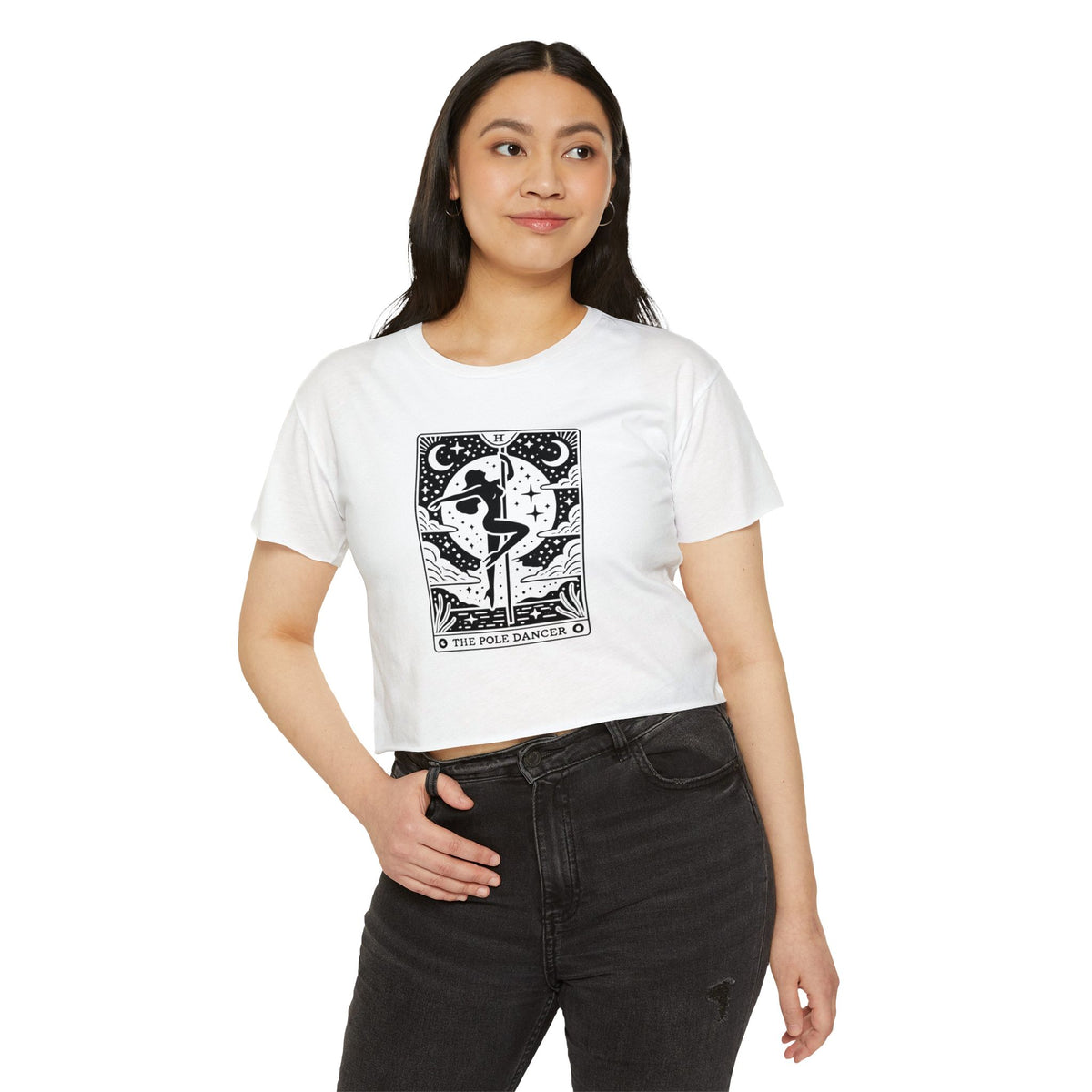 Pole Dancer Tarot Crop Top | Witchy Pole Dance Shirt | Pole Dancer Gift