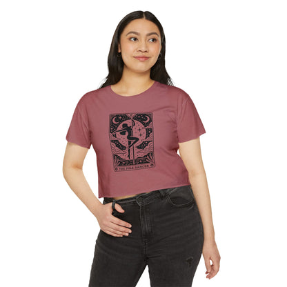 Pole Dancer Tarot Crop Top | Witchy Pole Dance Shirt | Pole Dancer Gift