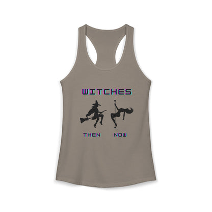Pole Dancing Witch Racerback Tank | Witchy Pole Dance Workout Top | Pole Dancer Gift