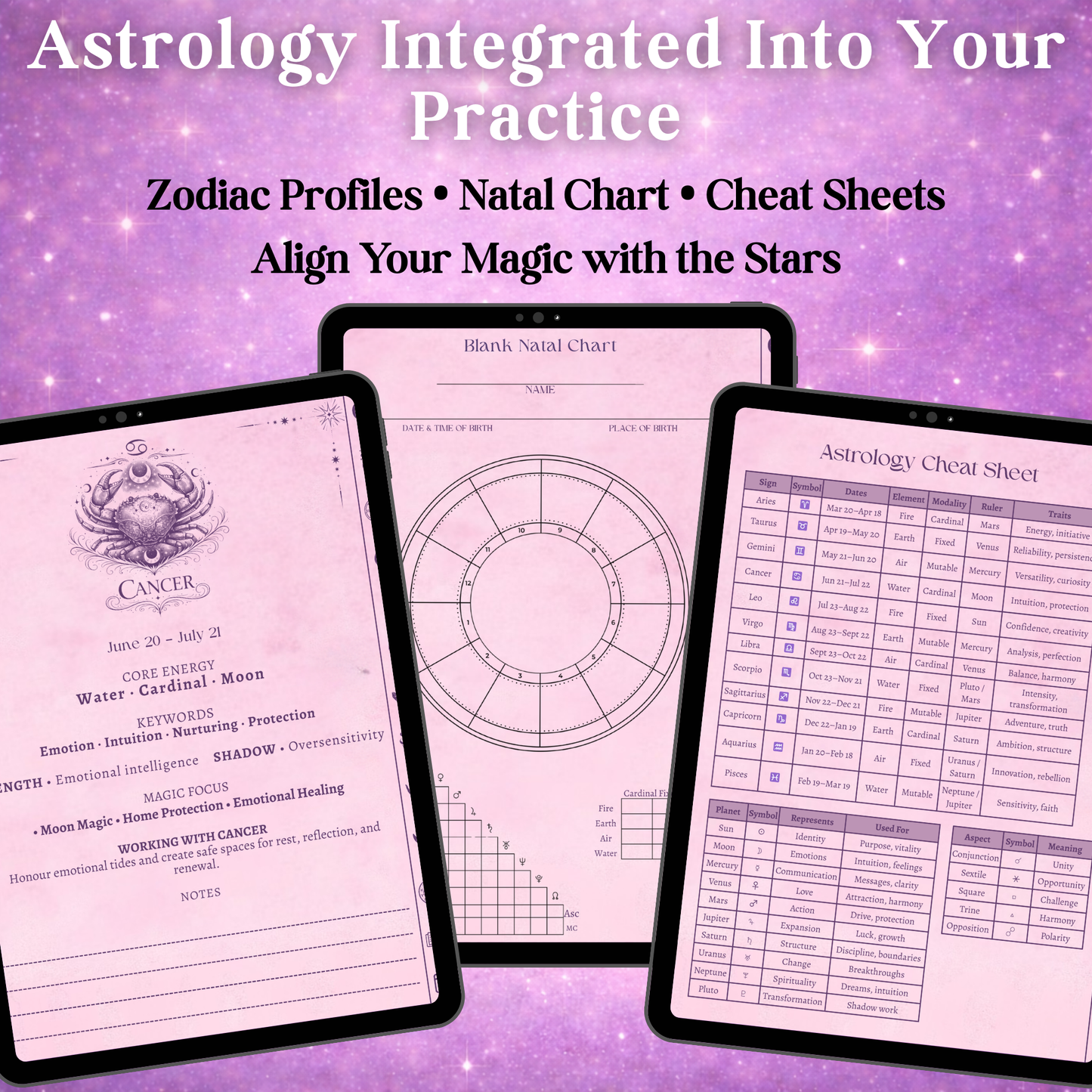 Her Book Of Shadows - Digital Grimoire, Book Of Shadows, Witchcraft Journal for Goodnotes, Witchy Journal, Spells, Moon, Astrology & Tarot Journal, iPad Planner