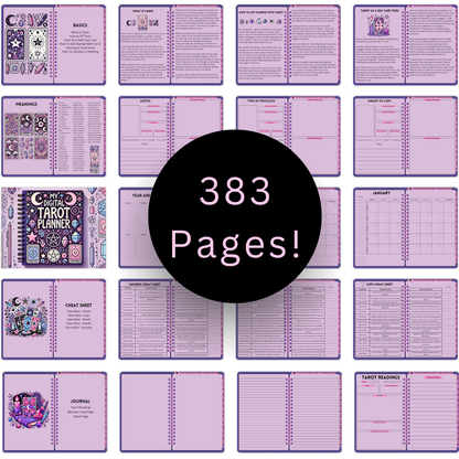 Undated Digital Tarot Planner & Journal - My Digital Tarot Journal