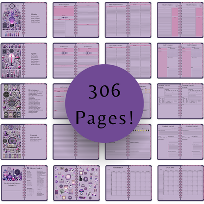 Undated Witchy Planner & Digital Grimoire - That Witchy Girl Planner
