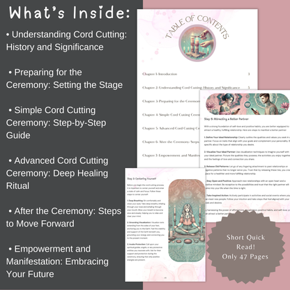 Free Yourself: DIY Cord Cutting Ritual Guide Ebook | Emotional Healing & Empowerment | Cord-Cutting Ceremony | Moving On From Your Ex